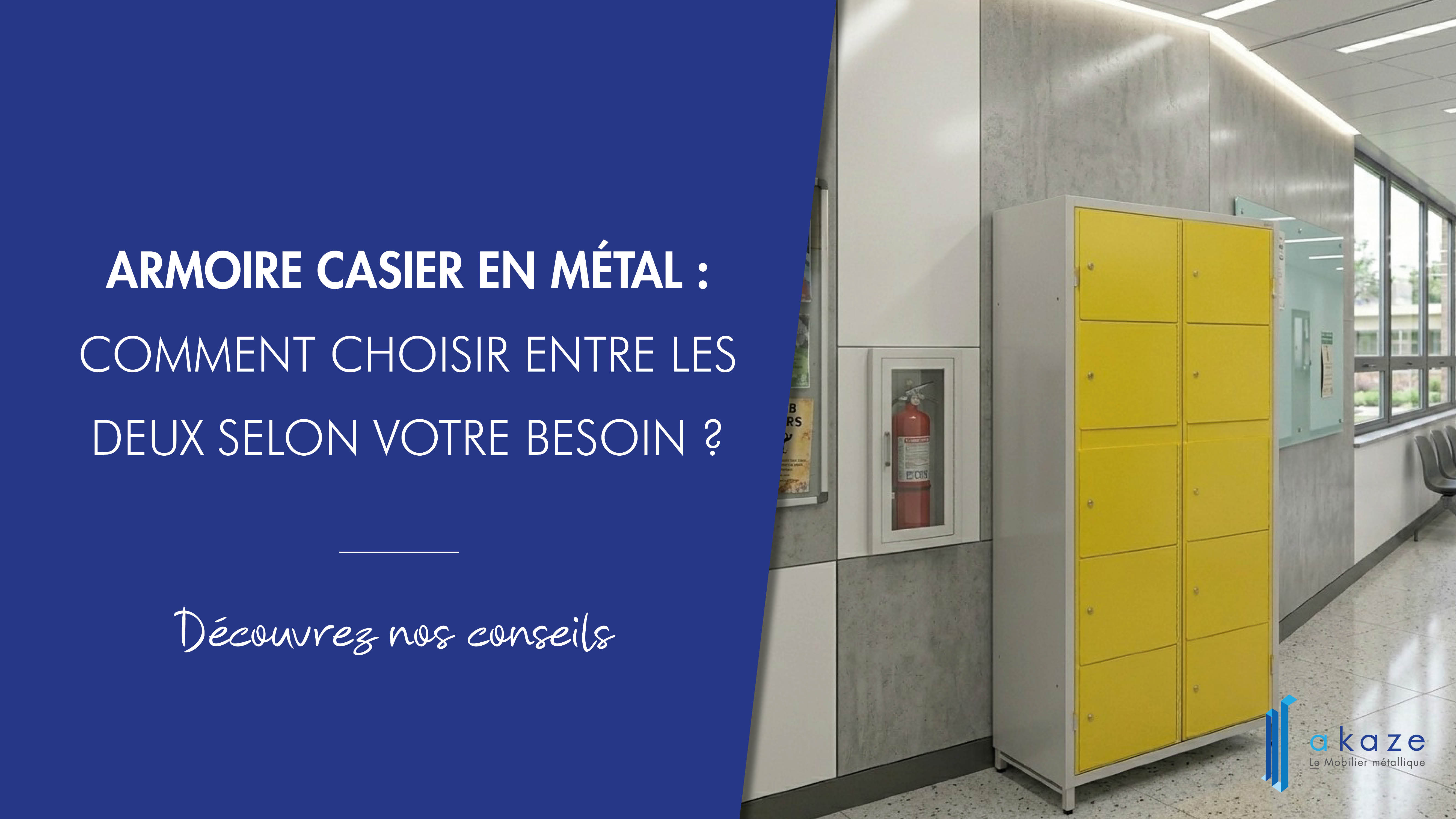 Armoire casier en métal : comment choisir entre les deux selon votre besoin ?